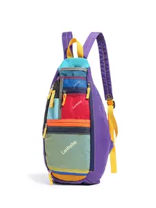 Colorblock Outdoor Lightweight Foldable Backpack, Multi-Compartment Hiking Backpack, Waterproof Student Bag, Ideal for Hiking, Travel, Commuting