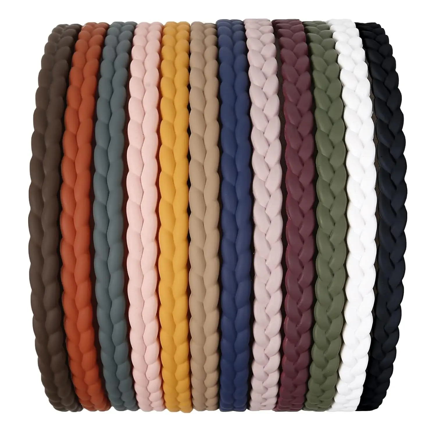 7mm Thin Headbands For Women, 12 Pcs Plastic Headband with Teeth Head Bands Combing Hairbands Hair Accessories for Girls, Teens and Women
