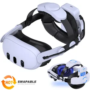 7500mAh Battery Hot-Swappable VR Head Strap for Meta Quest 3S/Quest 3/Quest 2