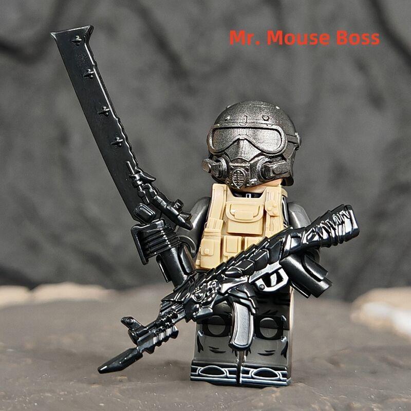 MOC Building Blocks Minifigure Game Cartoon Animation Weapon Accessories Puzzle Collection Ornament Toy Holiday Gift popular