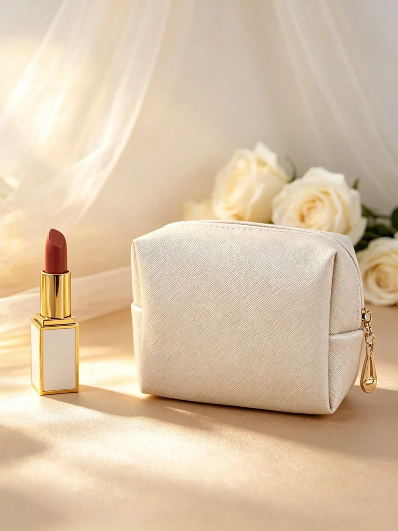 Small Makeup Bag, Lipstick Zipper Pouch, Travel Toiletry Bag, Coin Purse, Waterproof Cute Travel Toiletry Organizer, Ideal for Women and Girls