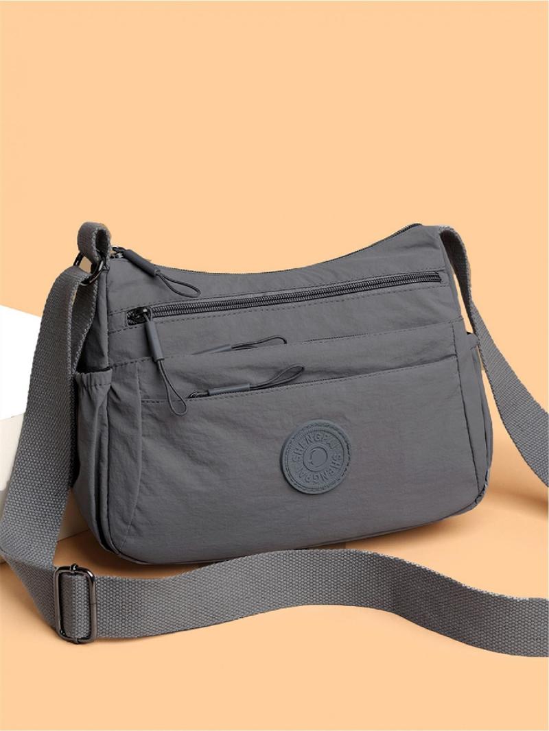 Women's Solid Color Fanny Pack, Fashionable Multi-pocket Zipper Crossbody Bag for Daily Used, Casual Trendy Versatile High-quality Daily Commuting Bag