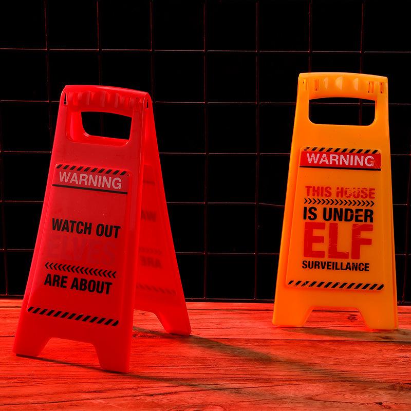 Halloween Outdoor Patio Decorative PP Plastic Board Billboard, Outdoor Patio Ghost Festival Decorative Sign, Lawn Sign, and Directional Sign