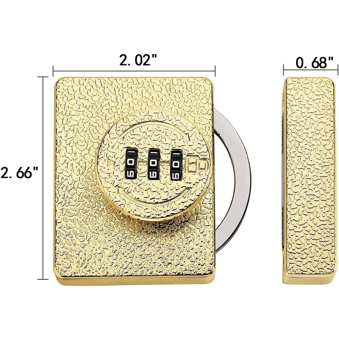 Cabinet Lock,3 Digit Password Keyless,Anti  Mechanical Password Lock,Protect ,for Drawer,Cabinets,Locker, Closet,Windows,Sliding Door,Bathroom,and Garden