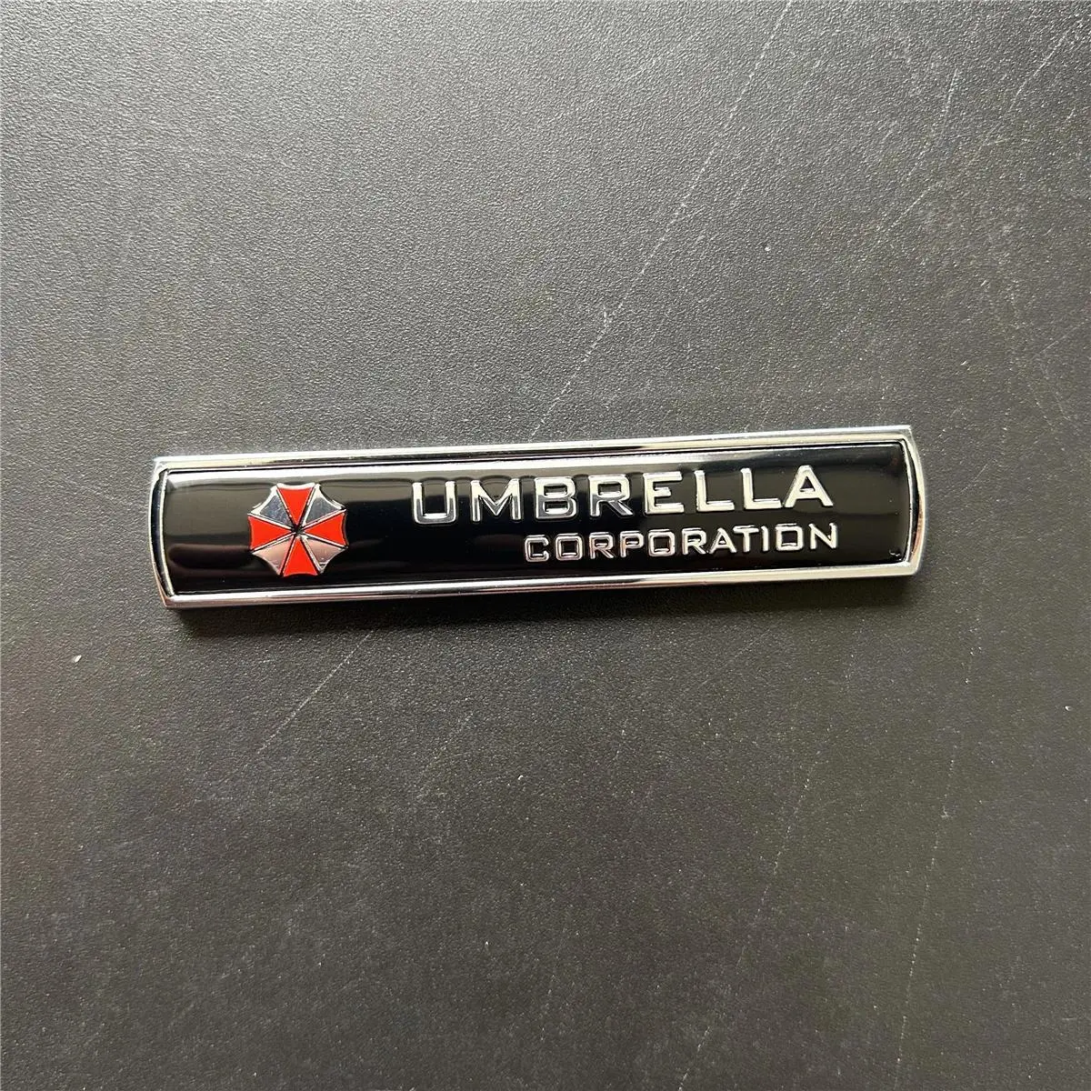 1Pcs Car styling 3D Aluminum alloy Umbrella corporation car stickers decals emblem decorations badge auto accessories