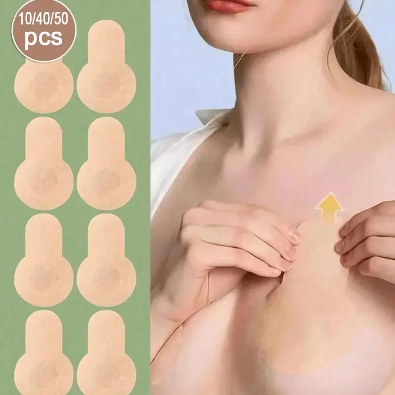 10/40/50 Pcs Invisible Bra Straps, Seamless Non-Woven Material, Perfect for Large Sizes, Sexy Hidden Design, No Shoulder Straps