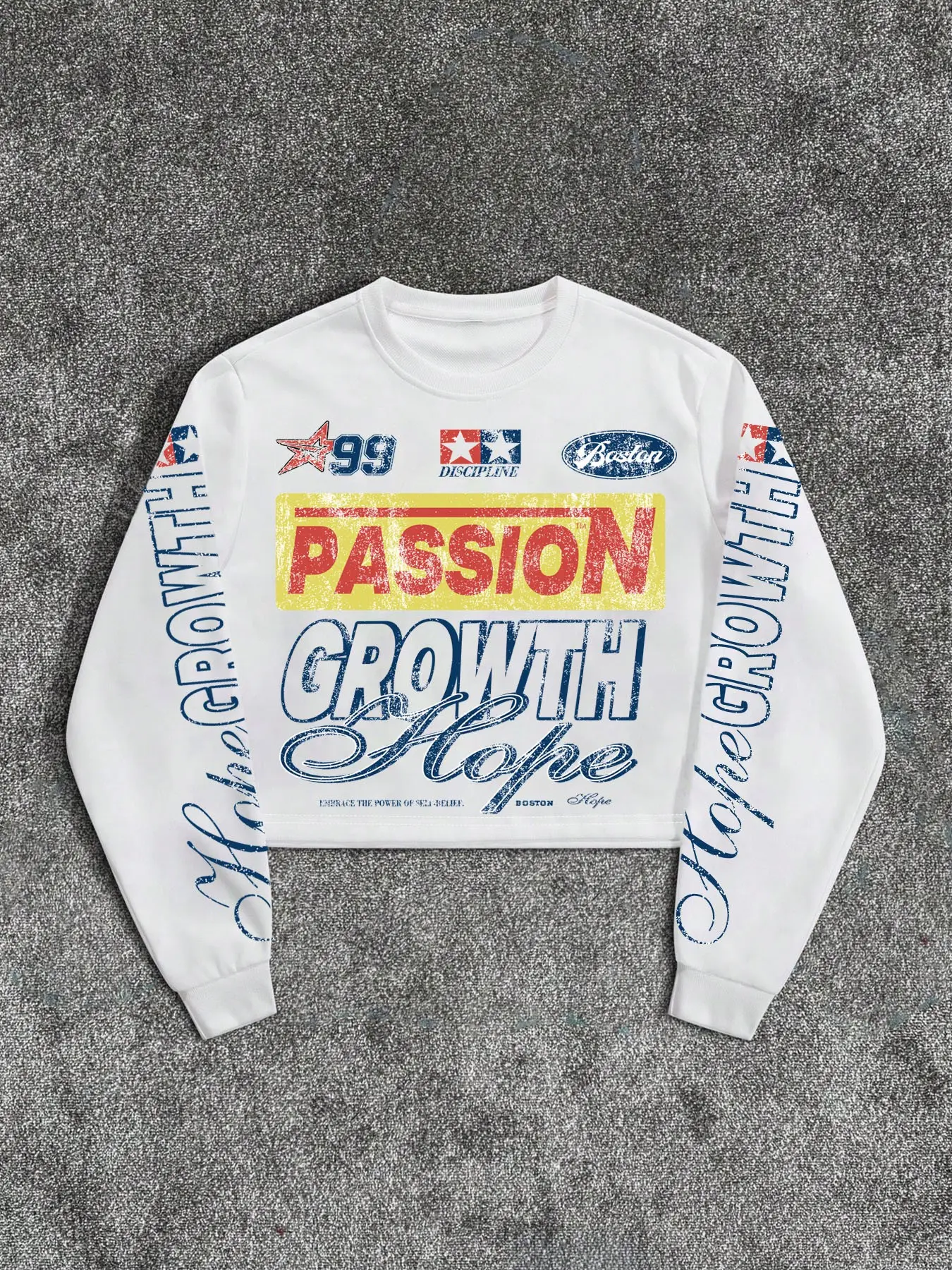 Men's Long Sleeve Crew Neck Sweatshirt, Classic Vintage Racing Letter Print Streetwear Top, Ideal For Daily Casual And Outdoor Outfits