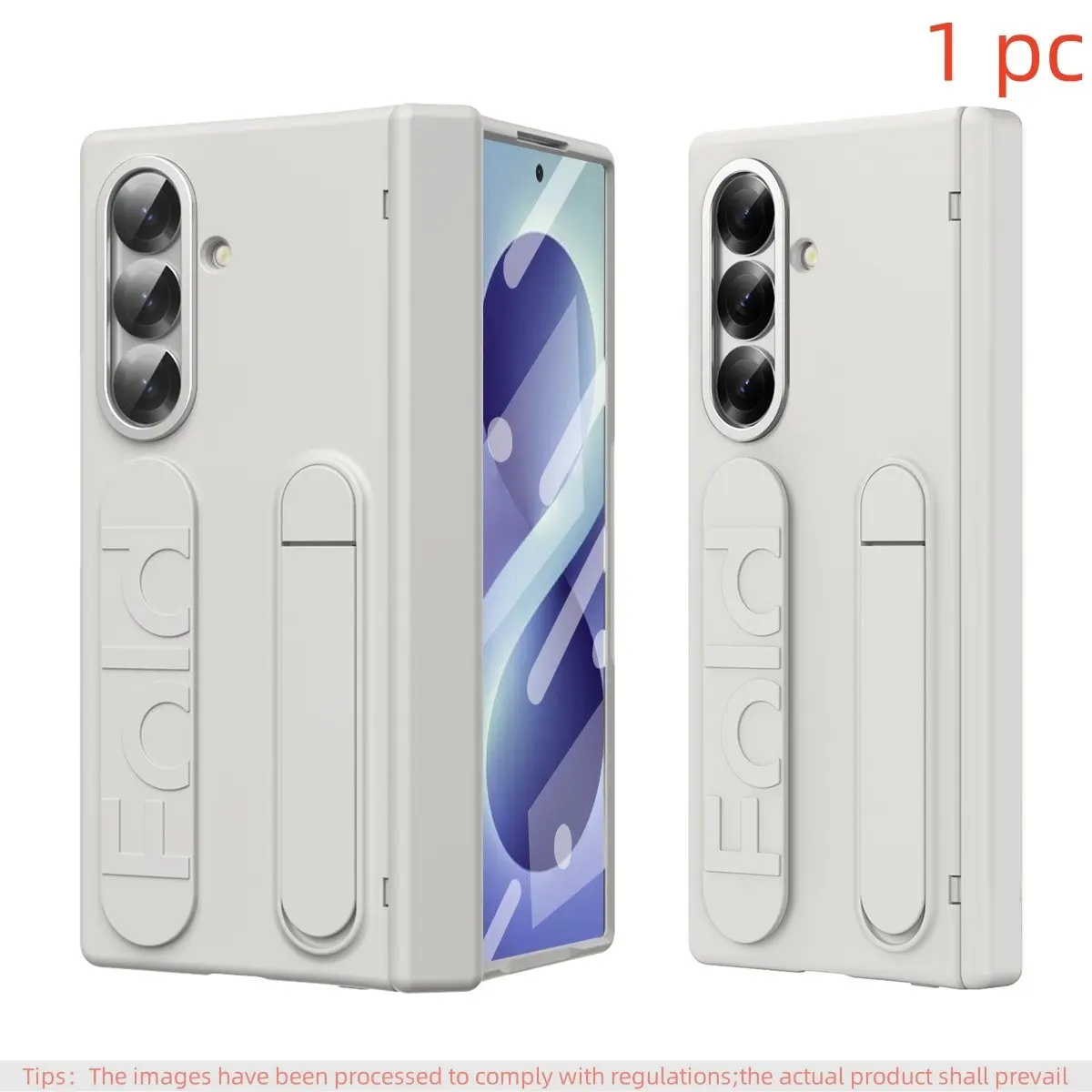 Anti-Slip Protective Phone Cover for Samsung Galaxy Z Fold8 Ultra/wide/7/6/5/4, Includes Tempered Glass, Stand, Wrist Strap, Protects Hinges