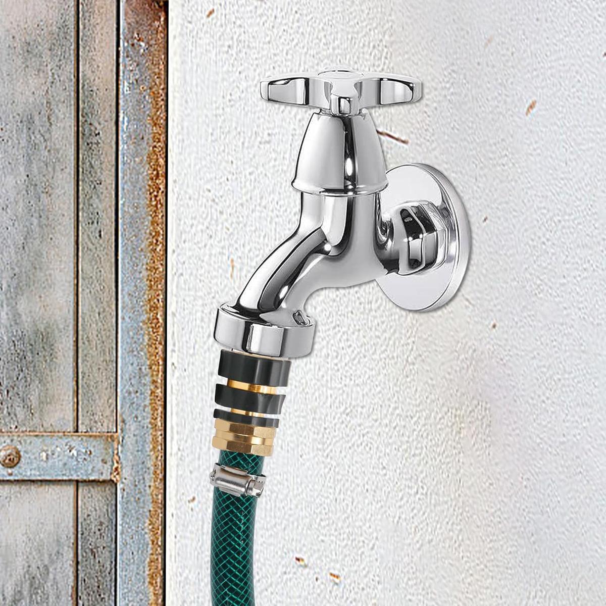 Garden Hose Quick Connector, 3/4 Inch Male and Female Garden Hose Fitting Quick Connector,4/6 Set