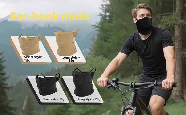 Spring and summer outdoor cycling mask, windproof cycling face mask, head cover for men and women, motorcycle head cover, breathable face shield