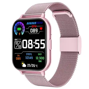 Z81 Smart Watch for Women, Multifunctional Smartwatch, 2.01" Full Touch Screen, Bluetooth-compatible Call, Heart Rate & Sleep Monitor, Waterproof, Magnetic Charging