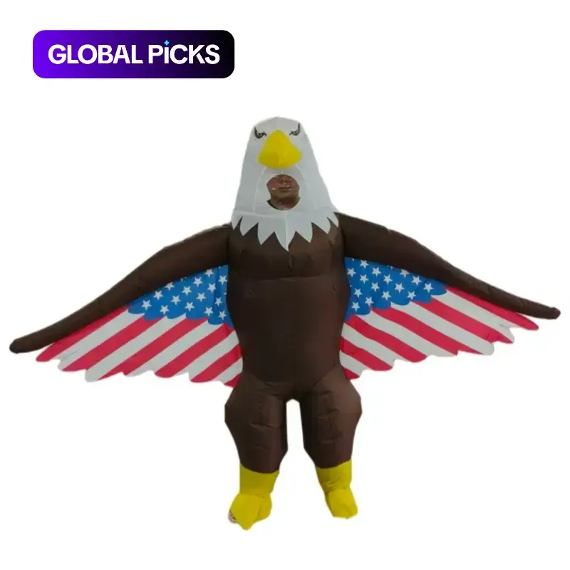 Eagle Polyester Inflatable Festival, No Battery, Adult Size, Fits 155-190cm, with Fan and Battery Box, Costume for Parties, Halloween Cosplay Festive Party Use #GLOBAL PICKS