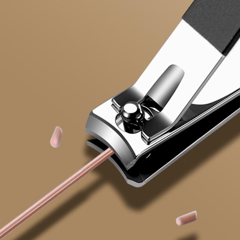 24Pcs Professional Manicure Set, Black Stainless Steel Nail Clipper Kit with Travel Case, Portable Grooming Scissors & Pedicure Tools for Hand Facial Foot Care, Ideal Gift for Men and Women