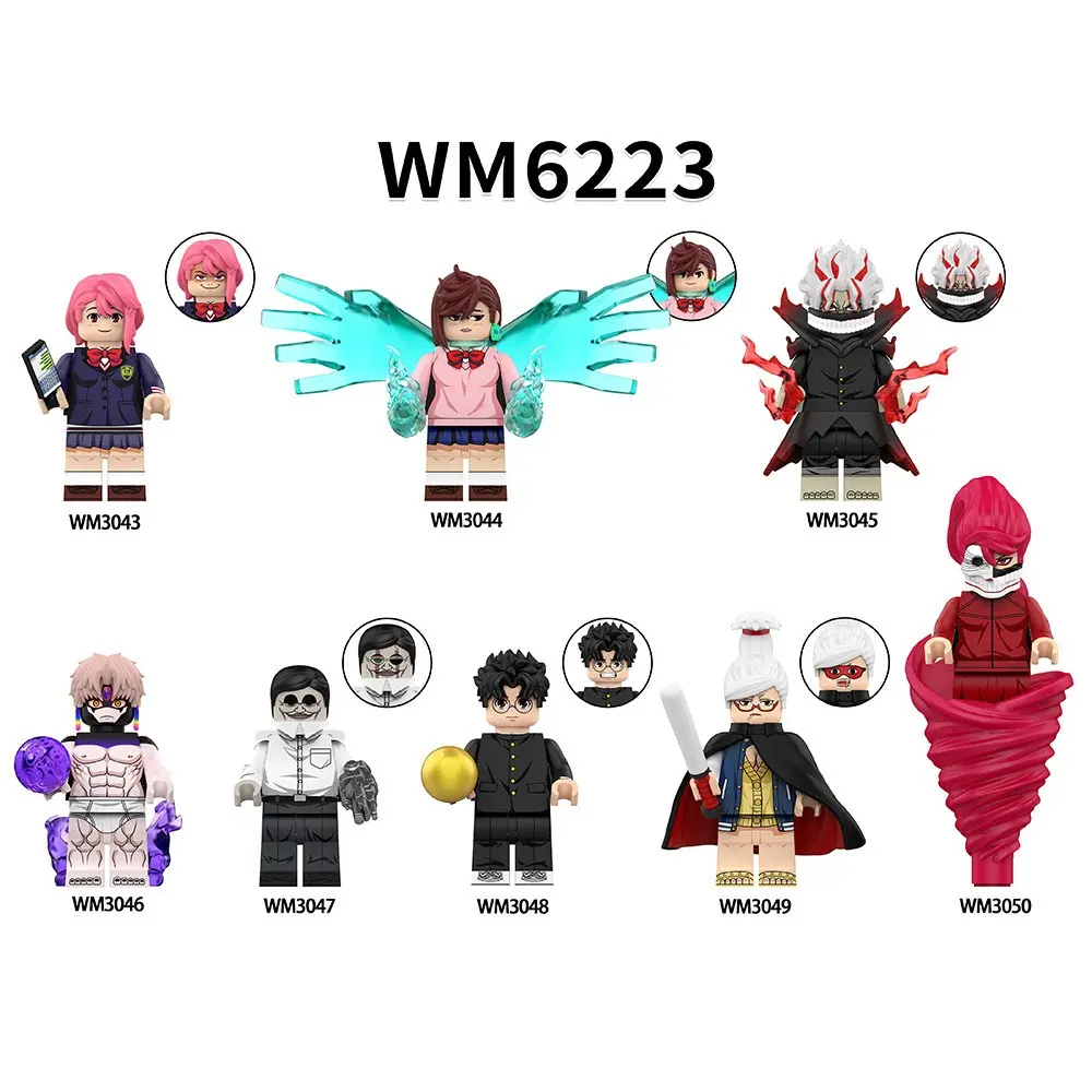 Anime Building Blocks Figure, Assemble Doll Toy for Kids, Fun Educational Playset, Creative Construction Game, Perfect Gift for Children