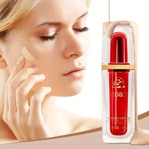 Vitamin C Bb Cream Foundation, Moisturizing and Hydrating, Covers Acne Scars, Brightening, Even Skin Tone, Waterproof, Long-Lasting, 30g