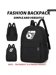 Vintage Wear Style Digital 67 Print Backpack, Spider Web Design, Lightweight Nylon, Adjustable Straps, Zip Closure, Ideal Gift for Friends
