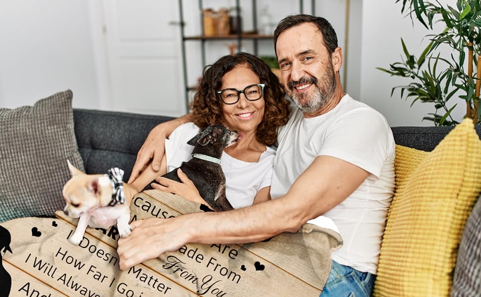 Dad Gifts from Son, Dad Blanket 60"x50", Birthday Gifts for Dad, Best Dad Gifts Ideas for Father, Bonus Dad Gifts for Men Father's Day Valentines Anniversary Christmas, to My Dad Throw Blankets