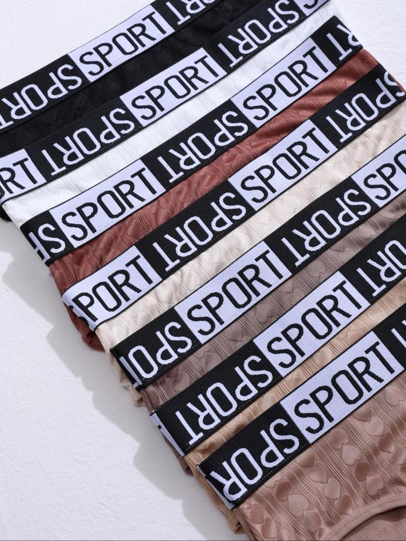 Women's Solid Color Tape Waist Panty, Soft Comfy Breathable Knicker for Daily Wear, Clothing, Underwear for All Seasons,  Lingerie for Women