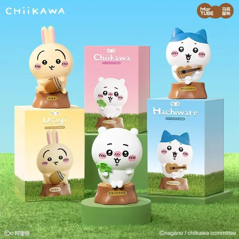 Authentic Chiikawa Singing Series Bluetooth Audio Speaker - Kawaii Hachiware Figurine, Desktop Ornament, Anime Peripheral Collectible Gift for Toy & Hobby Enthusiasts