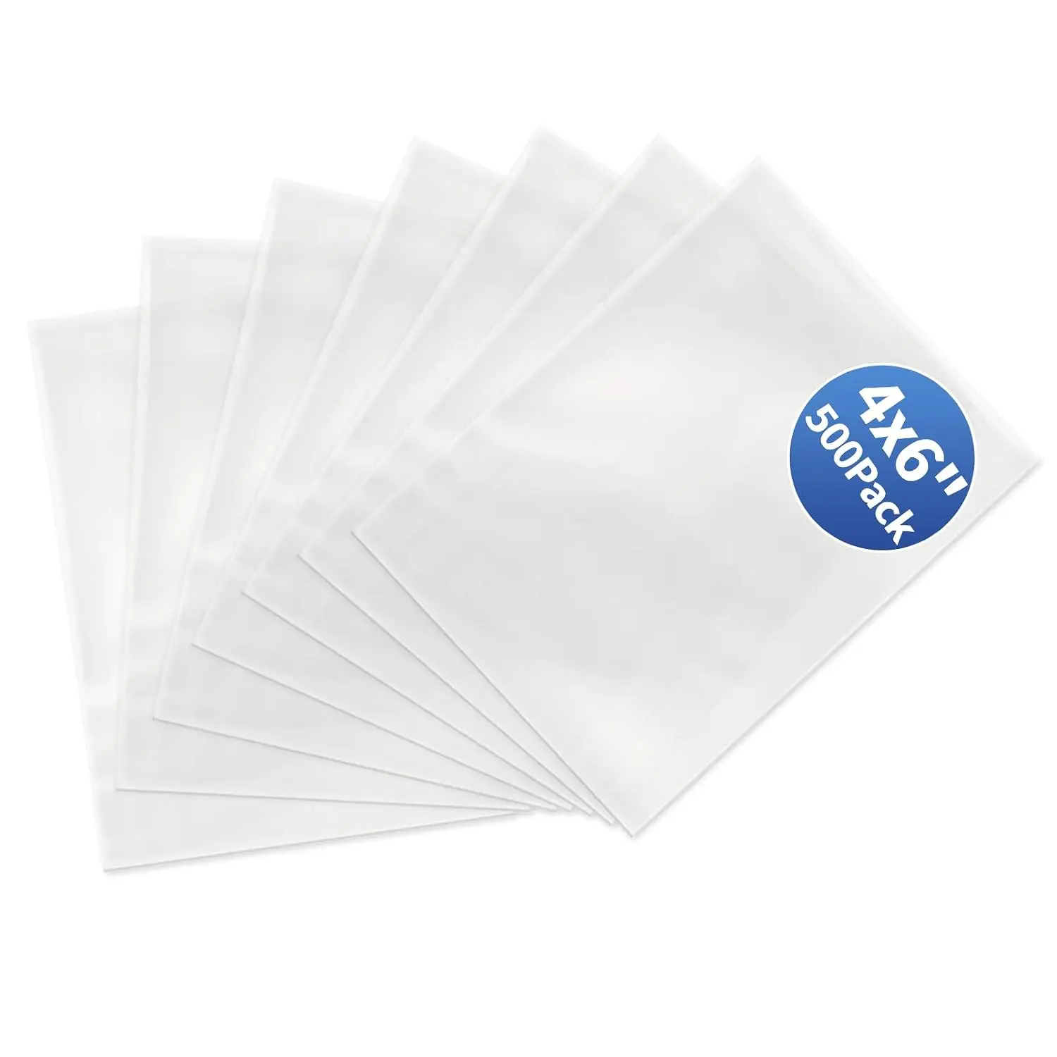 Shrink Wrap Bags 500 count 4x6 Inch Heat Shrink Seal Bags