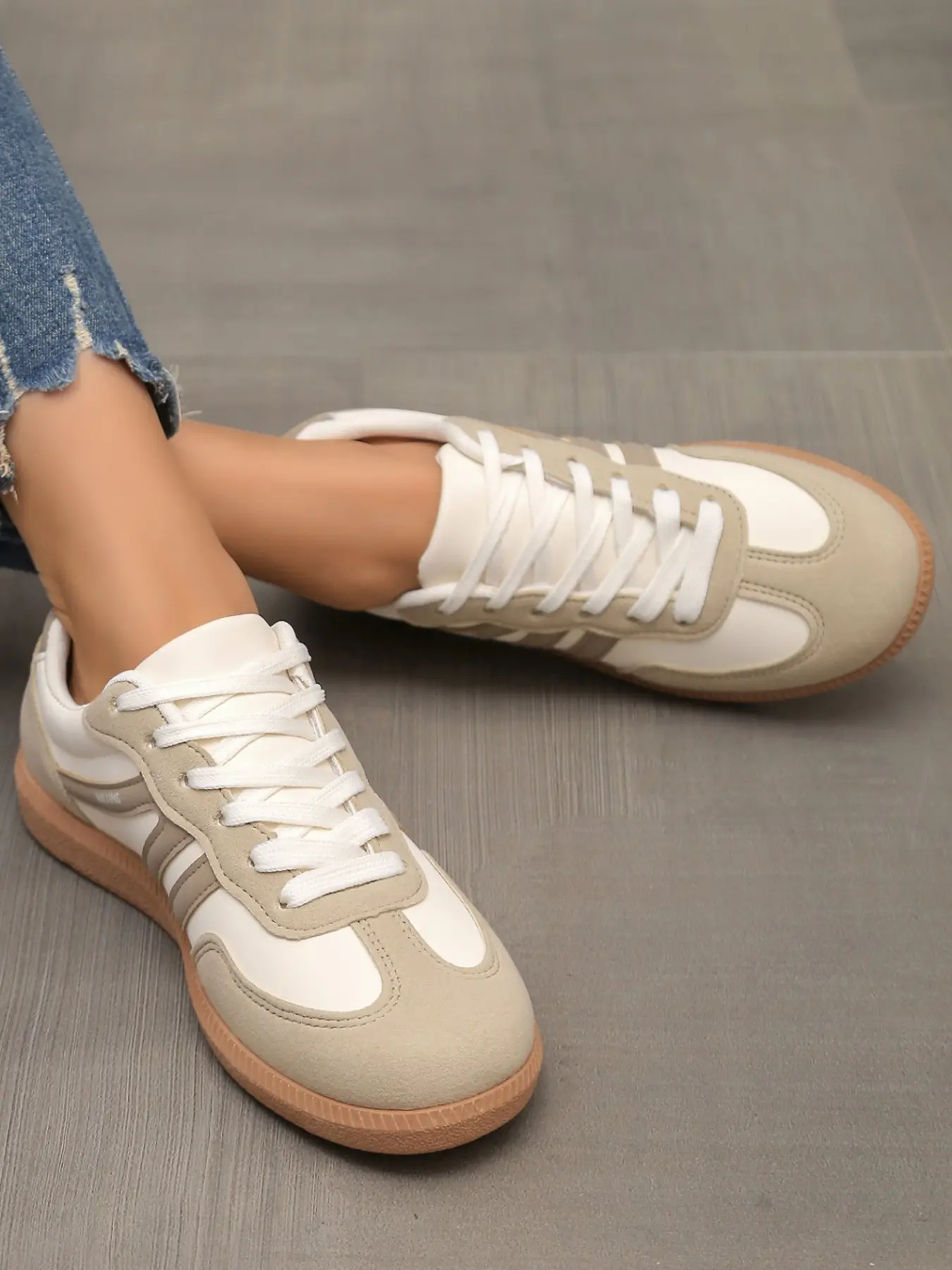 Women's New Couple Casual Shoes, Vintage Classic Sports Sneakers, PU Leather Laces, Soft Comfortable Eva Sole, All Seasons, Fashion Street Style