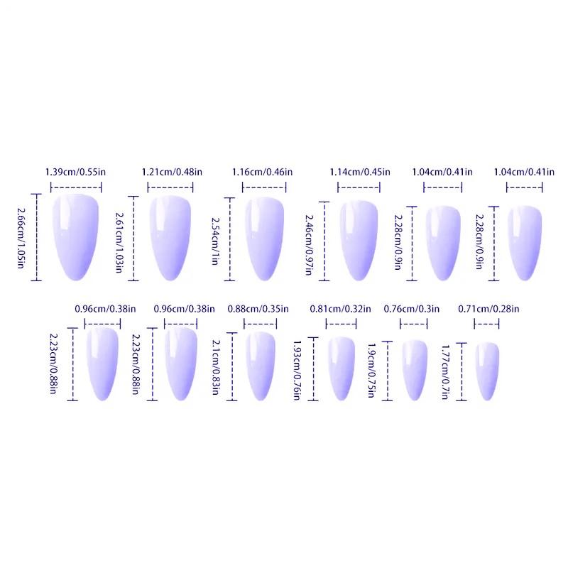 3D Cat Eye Butterfly Acrylic Nails with Diamond Sparkle, French Style White French Tip Almond Shaped Beauty, 30 Pcs Easy to Remove for DIY Nail Art