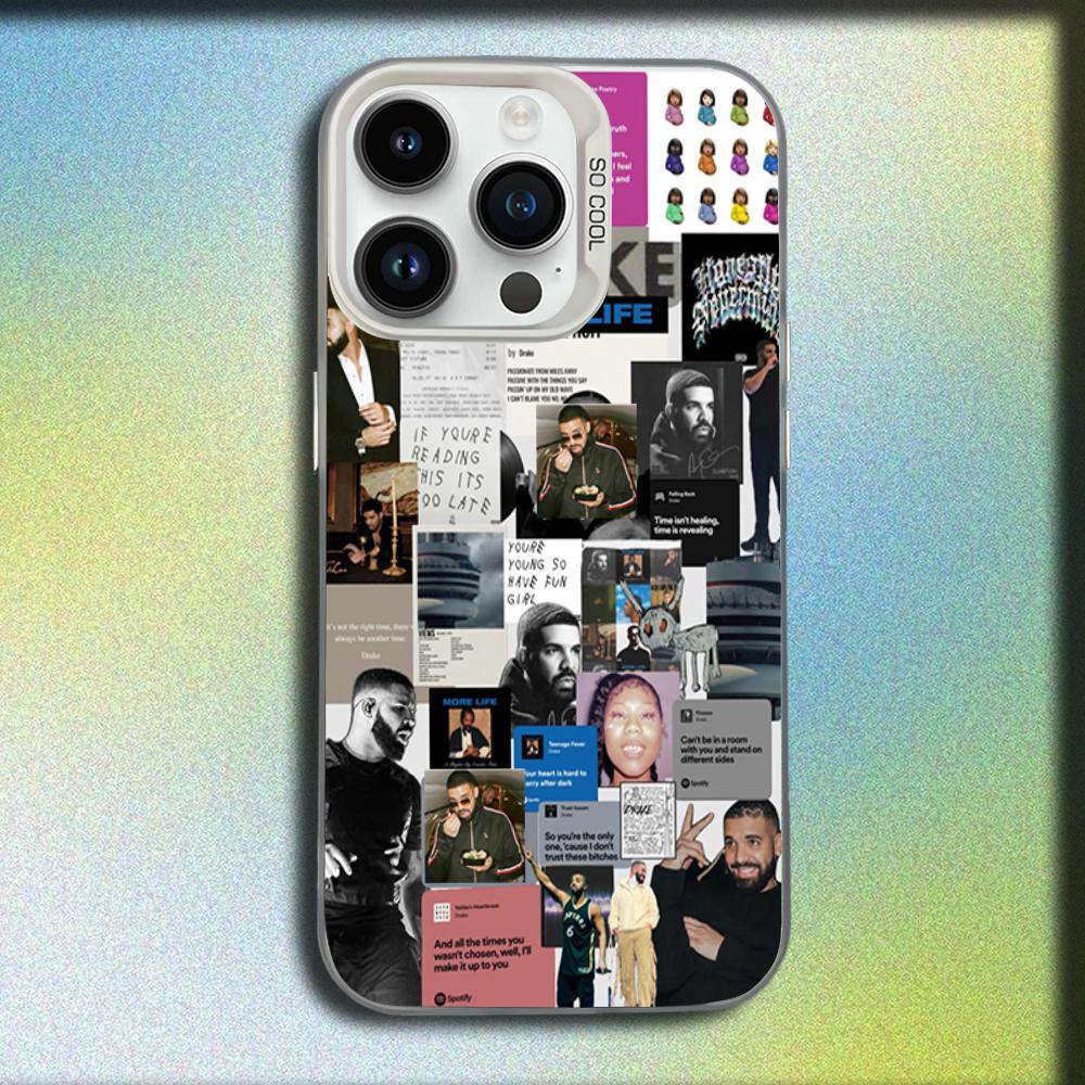 Funny Singer D-Drake Rapper Phone Case For iPhone17 16,15,14,13,12,11,Mini,Pro,SE,MAX White Matte Shockproof Cover