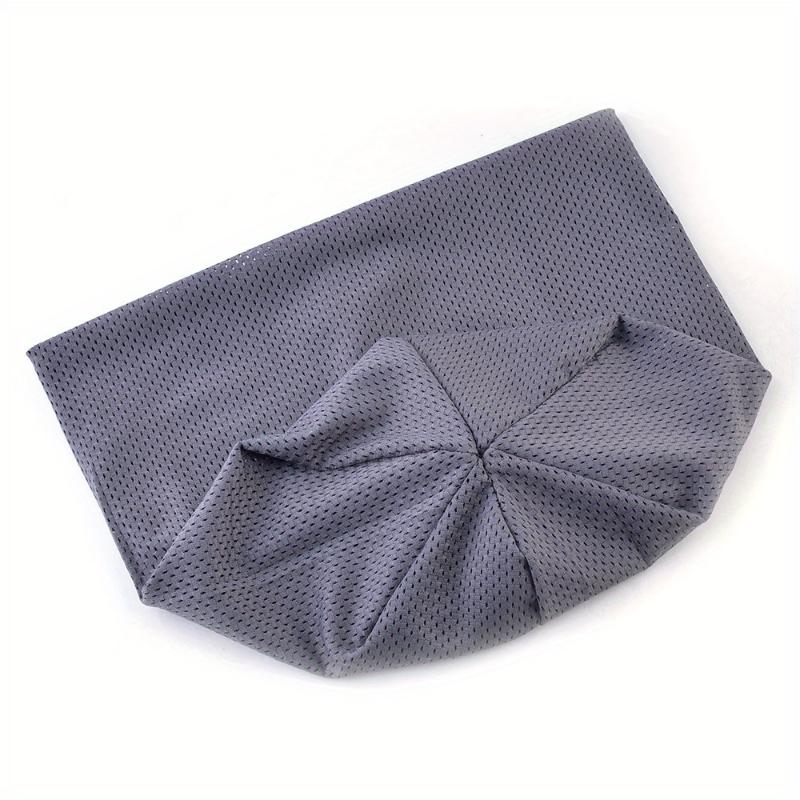 1/2pcs of Men's Summer Mesh Thin Pullover Hat, Running Sports Headband Hat, Headscarf Hat, Bald Hat, Fitness Hat