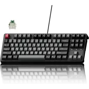 C3 HE TKL Wired Mechanical Keyboard (80% Layout),  Switches with Adjustable Actuation, Rapid Trigger, QMK/Launcher Web Programmable, RGB Backlit, PBT Keycaps for /Windows/Linux