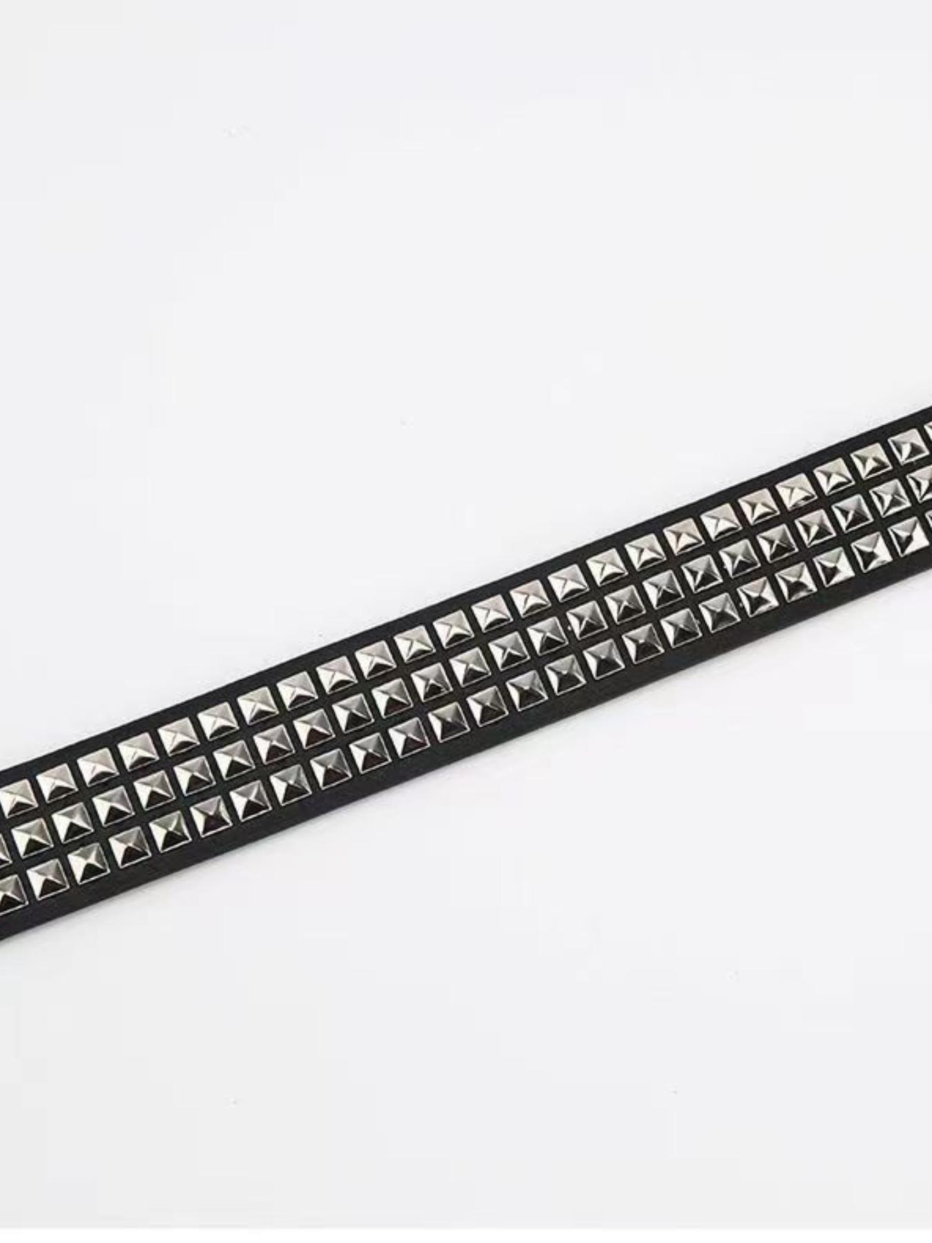 Punk Style Studded PU Leather Belt, Fashion Belt for Party, Daily Clothing Decor, Trendy All-match & Exquisite Belt for Birthday Gift, Studded Waist Belt, Belts Men, Design Belt, Cool Belts Punk Style Studded PU Leather Belt, Fashion Belt for Party, Daily Clothing Decor, Trendy All-match & Exquisite Belt for Birthday Gift, Studded Waist Belt, Belts Men, Design Belt, Cool Belts