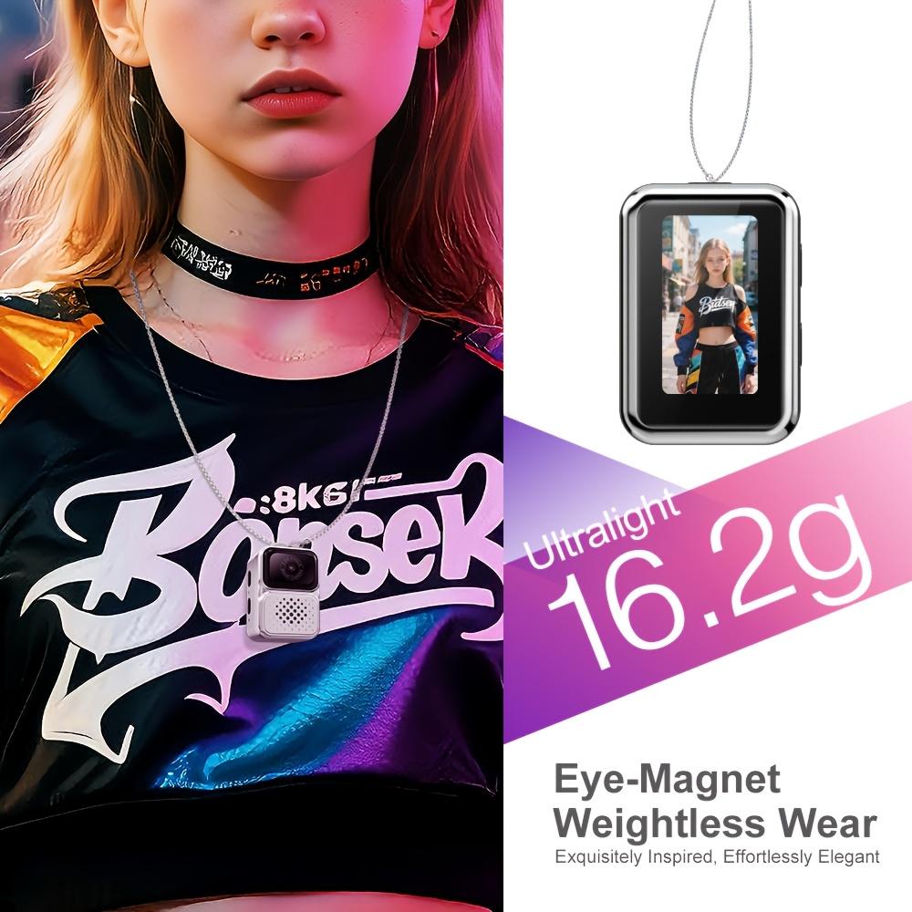 A Small, Portable Thumb-Sized Hidden Recorder That Can Be Worn on The Body. It Features Motion Detection, Night Vision, And Auto-Tracking Capabilities, Utilizing a TF Card for Storage. Although It Lacks a Smartphone-Like Interface