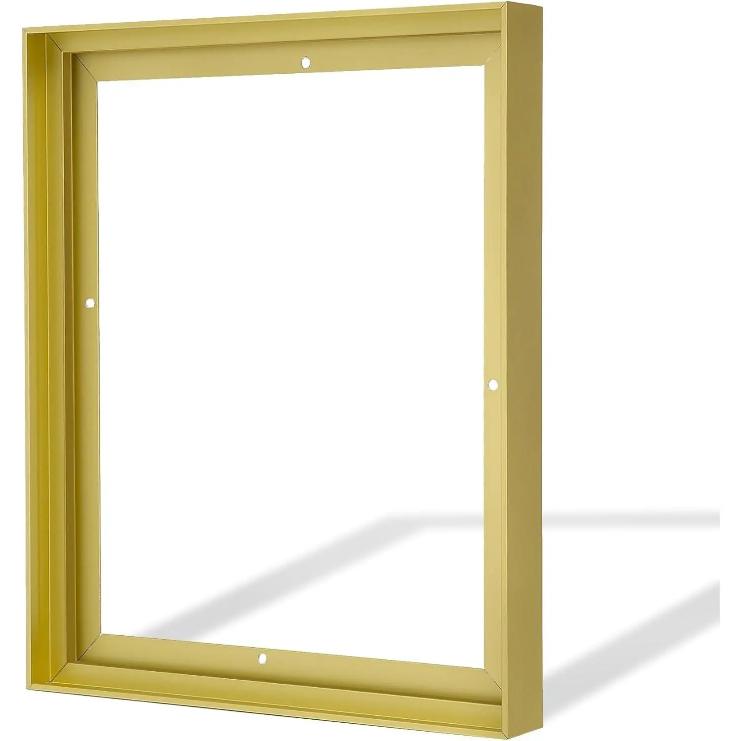 Canvas Frame 36x48, DIY Metal Canvas Floater Frame, 1.5" Deep Floating Frames, Floater Frames for Art and Painting (Light Gold,36"x48")