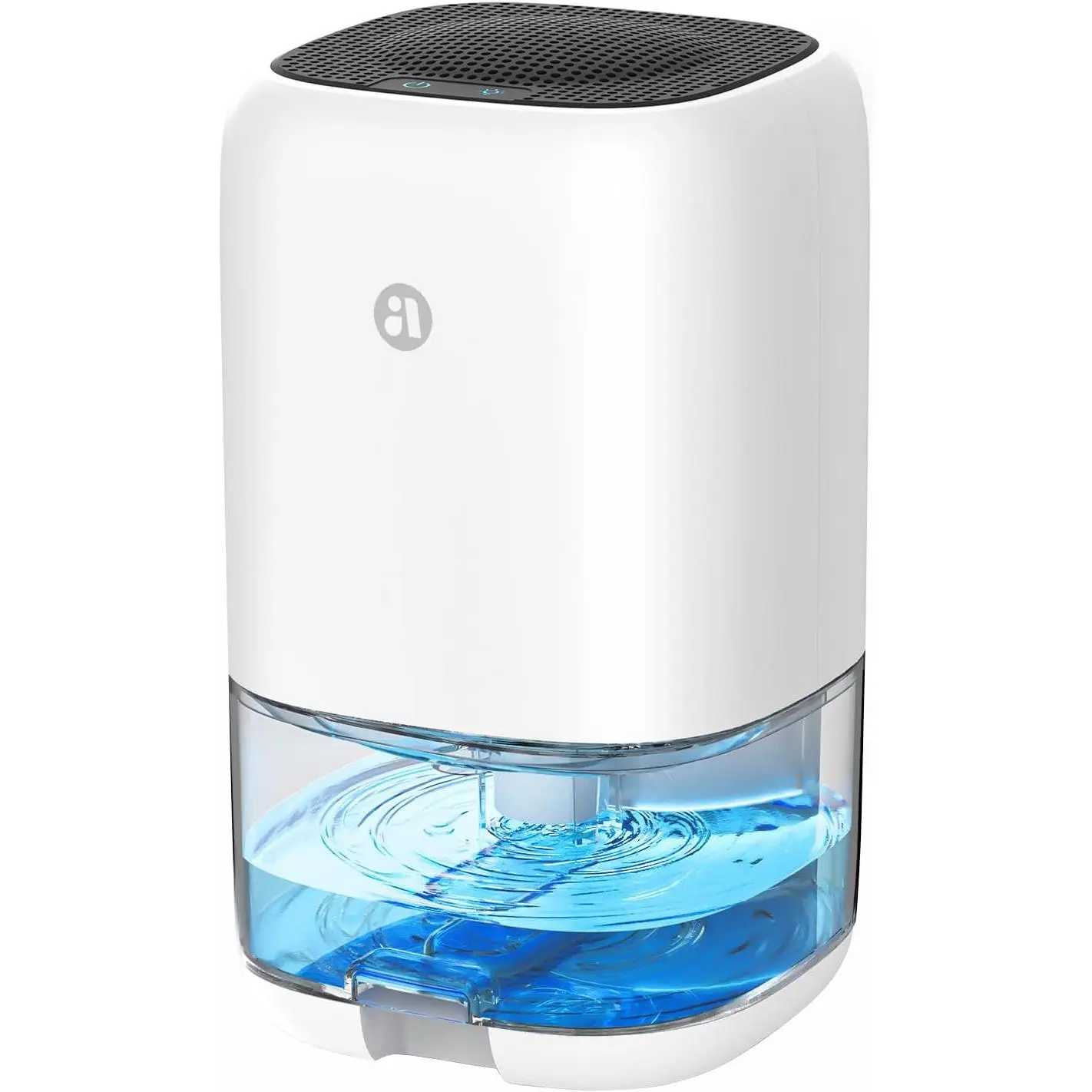 35 OZ Dehumidifier for Bedroom RV, Quiet with Auto Shut Off, White| 280 Sq.Ft Small Dehumidifiers for Home Bathroom Closet, 7 Color Light, 28dB Ultra Quiet, 35OZ Water Tank