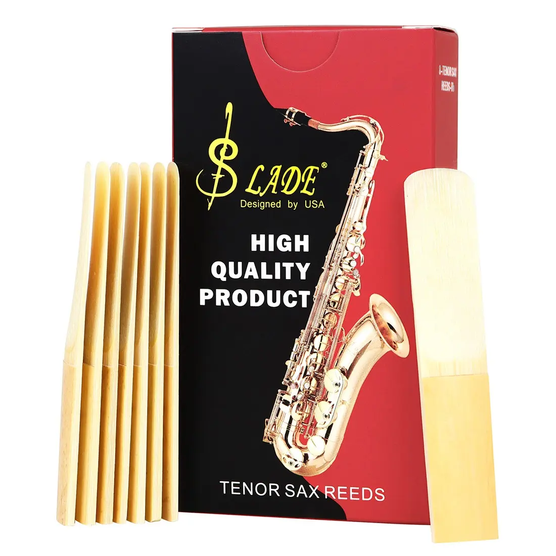 Slade Bb Alto Saxophone Reeds, 4 String Design, Ideal for Musicians, High-Quality Performance, Perfect for Practice & Shows, Musical Instruments