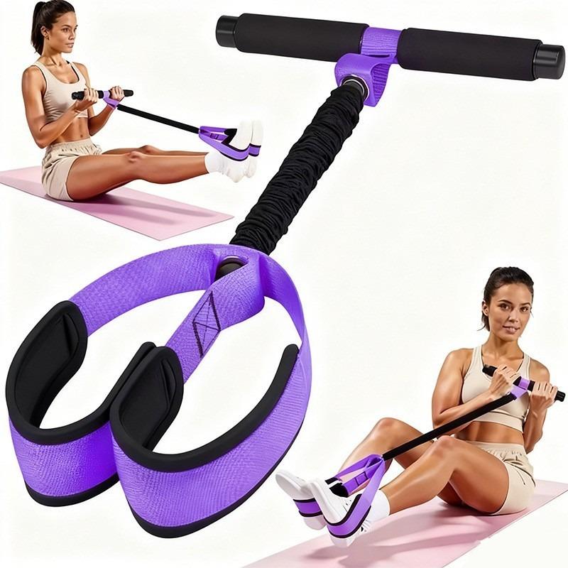 Pedal pull device Home fitness training Leg abdominal muscle training Elastic rope Foot stepping tension rope