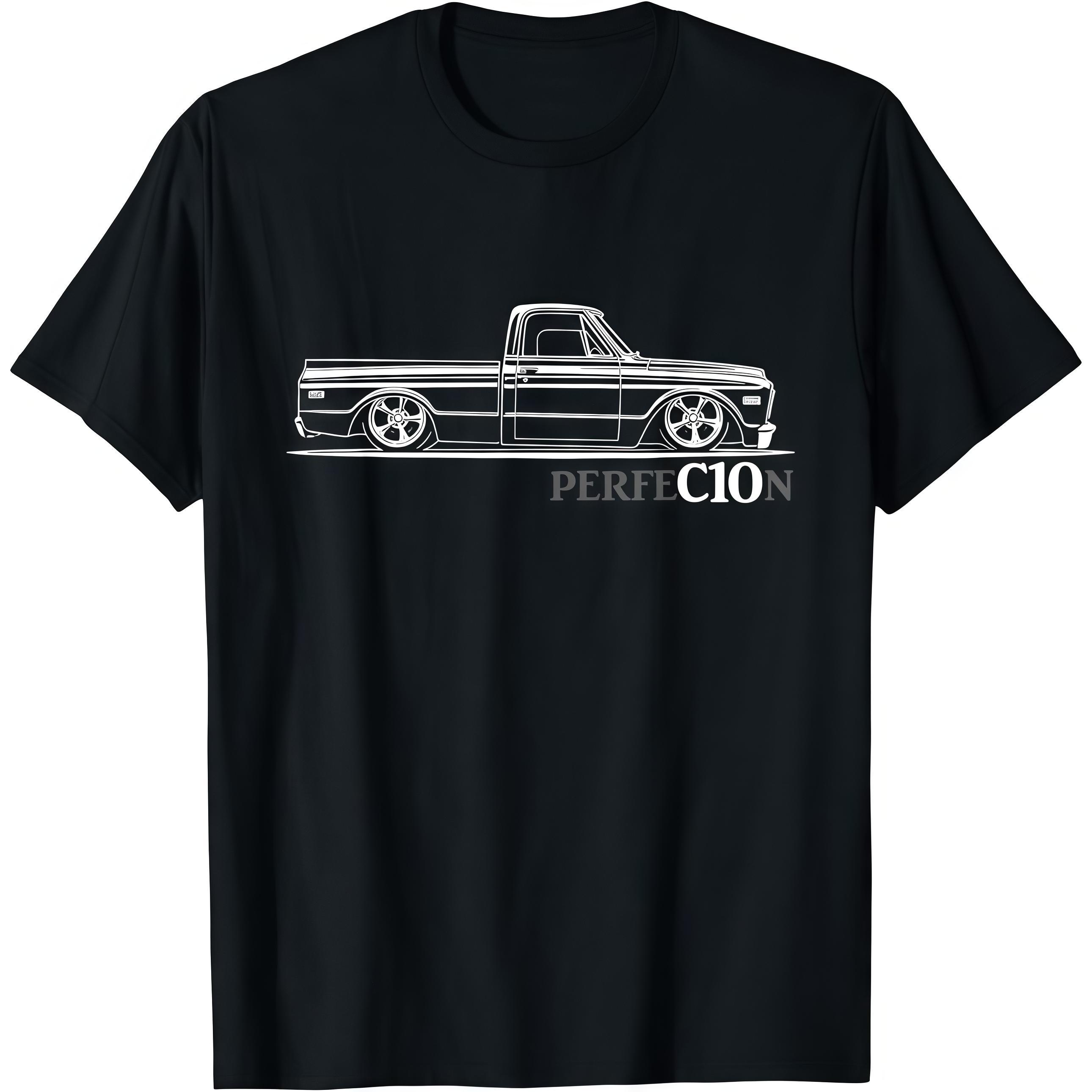 1967-1972 C10 Truck Silhouette Tee, Short Sleeve For Car Lovers & Street Style