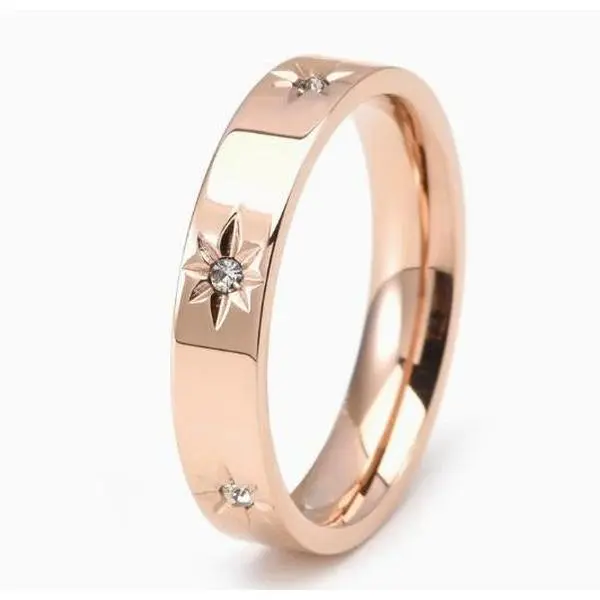 Six-Pointed Star RingSimple and Stylish Engagement Ring Jewelry Promise Ring Gift for Her Bridal Rings Statement Ring