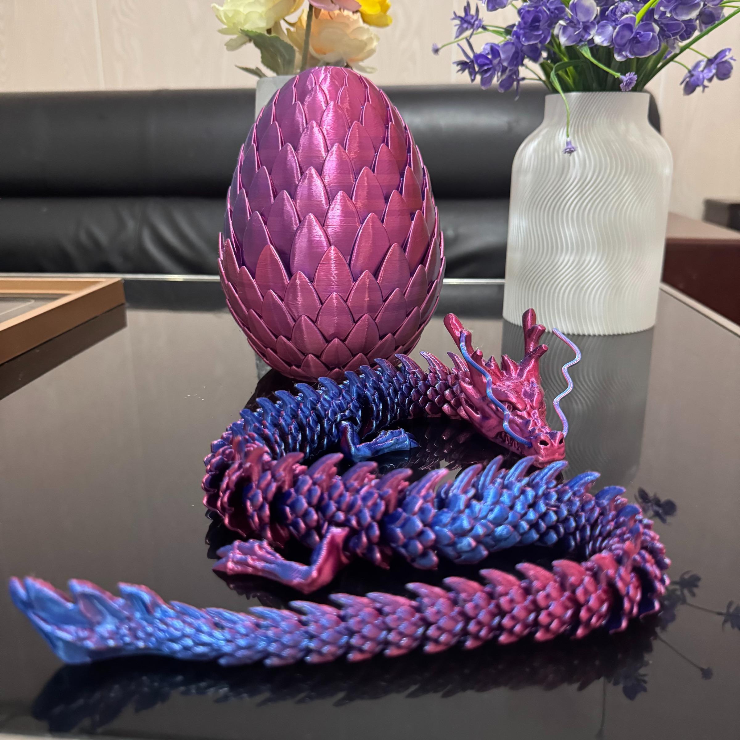 Large Lotus Dragon Egg Set, 60cm Dragon + 18cm Egg, 30cm Dragon + 9cm Egg, Two Size Options, Home Decor, Festival Party Decoration, Gift Idea