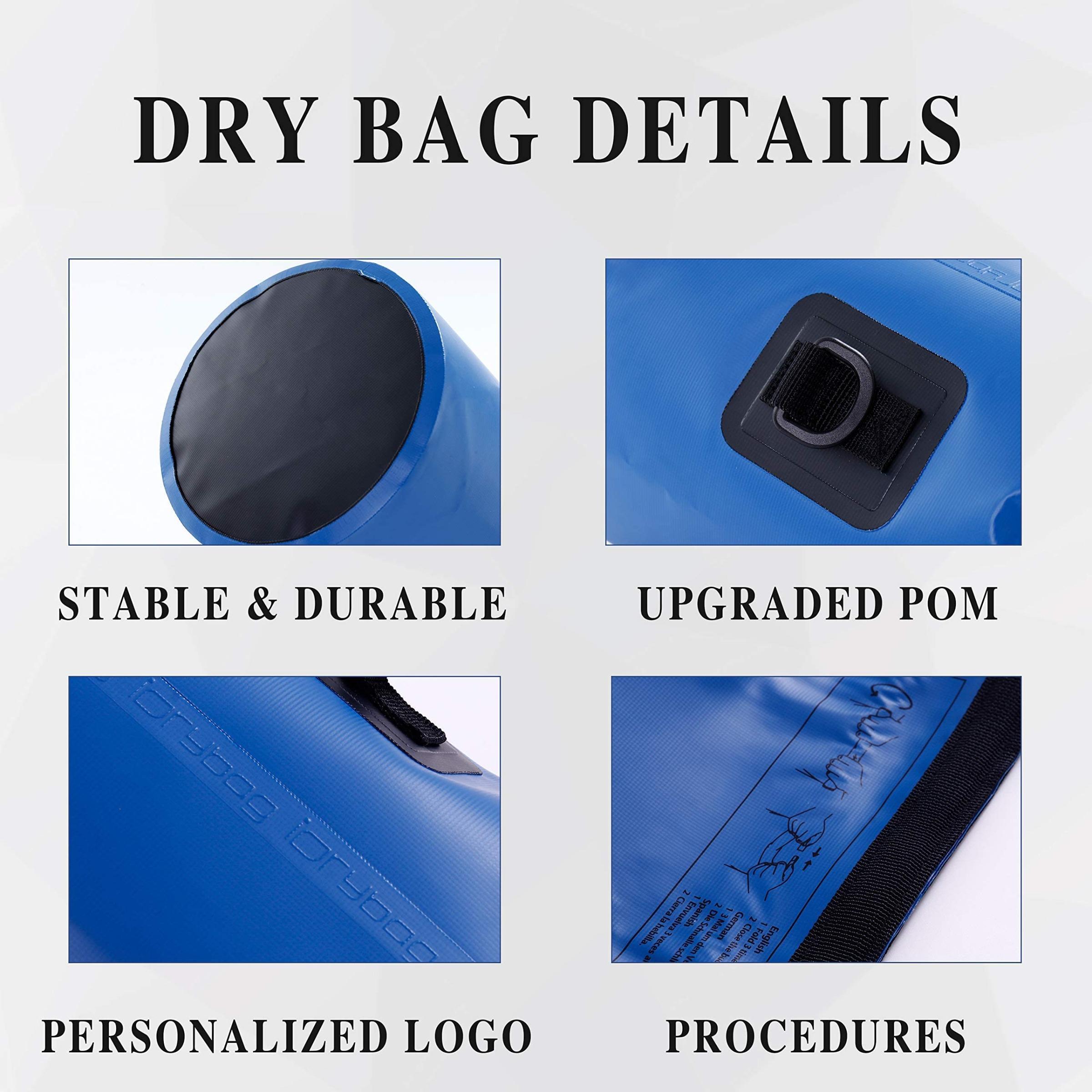 2L Waterproof Dry Bag, Waterproof Sports Drifting Bag with Adjustable Strap, Swimming Waterproof Dry Bag for Travel, Kayaking, Boating, Beach, Dry Bags Waterproof
