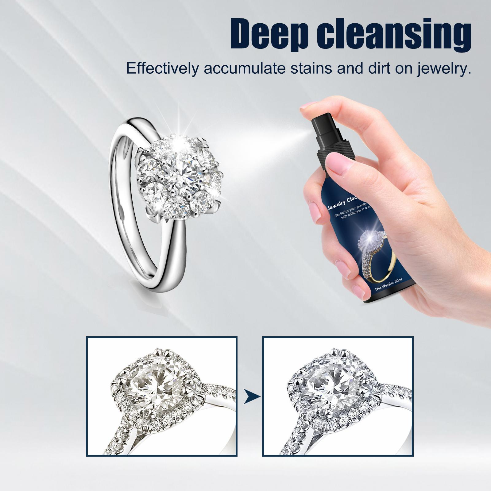 Jewelry Cleaner for Necklaces, Gold Jewelry, and Other Accessories - Removes Tarnish, Prevents Oxidation, and Maintains Cleanliness
