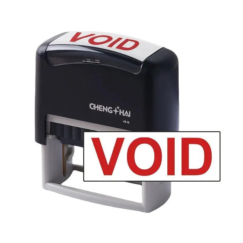 Automatic Ink Stamp for Office Use, Ink Enhances Print Quality, Rectangular Durable Plastic Design, Instant Workflow Solution, Booklet Stamps