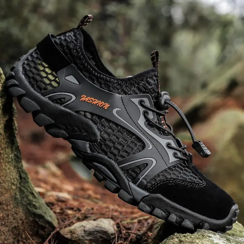 Men's Amphibious Water Shoes Non-Slip Mesh Quick Drying Hiking Sandals for River