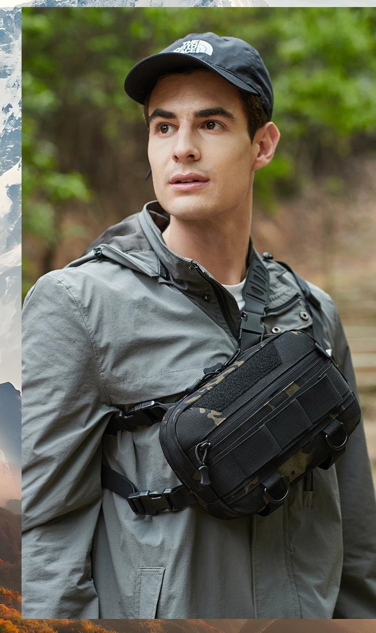 Fishing Backpack Backpack Men's and Women's Lightweight Outdoor Bag Sports Multifunctional Kit Camping Breast Bag