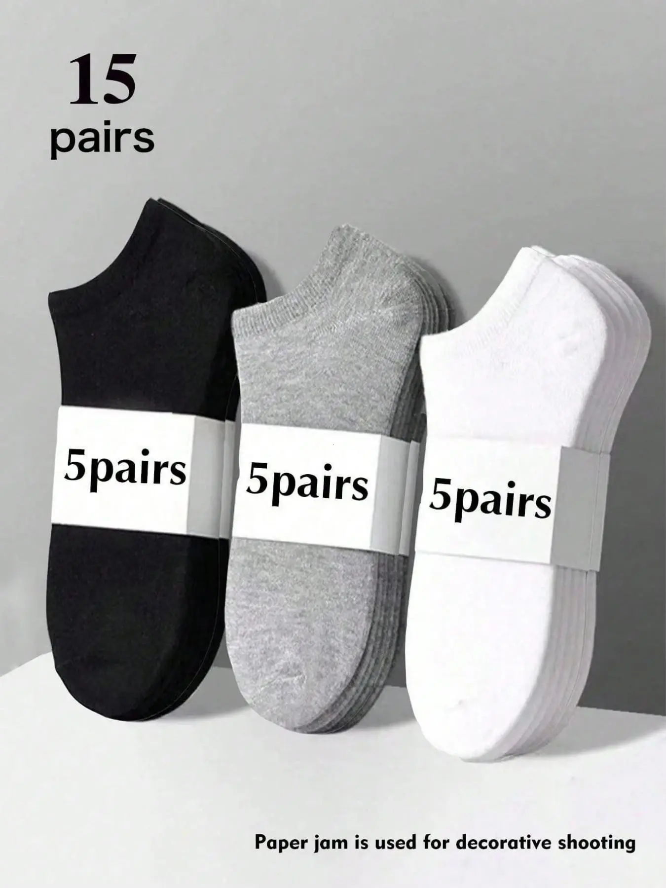 Men's Boat Socks, 15/30 Pairs Sock Packs, //, Invisible, Casual, Summer Thin, Comfortable, Unisex, Daily Wear