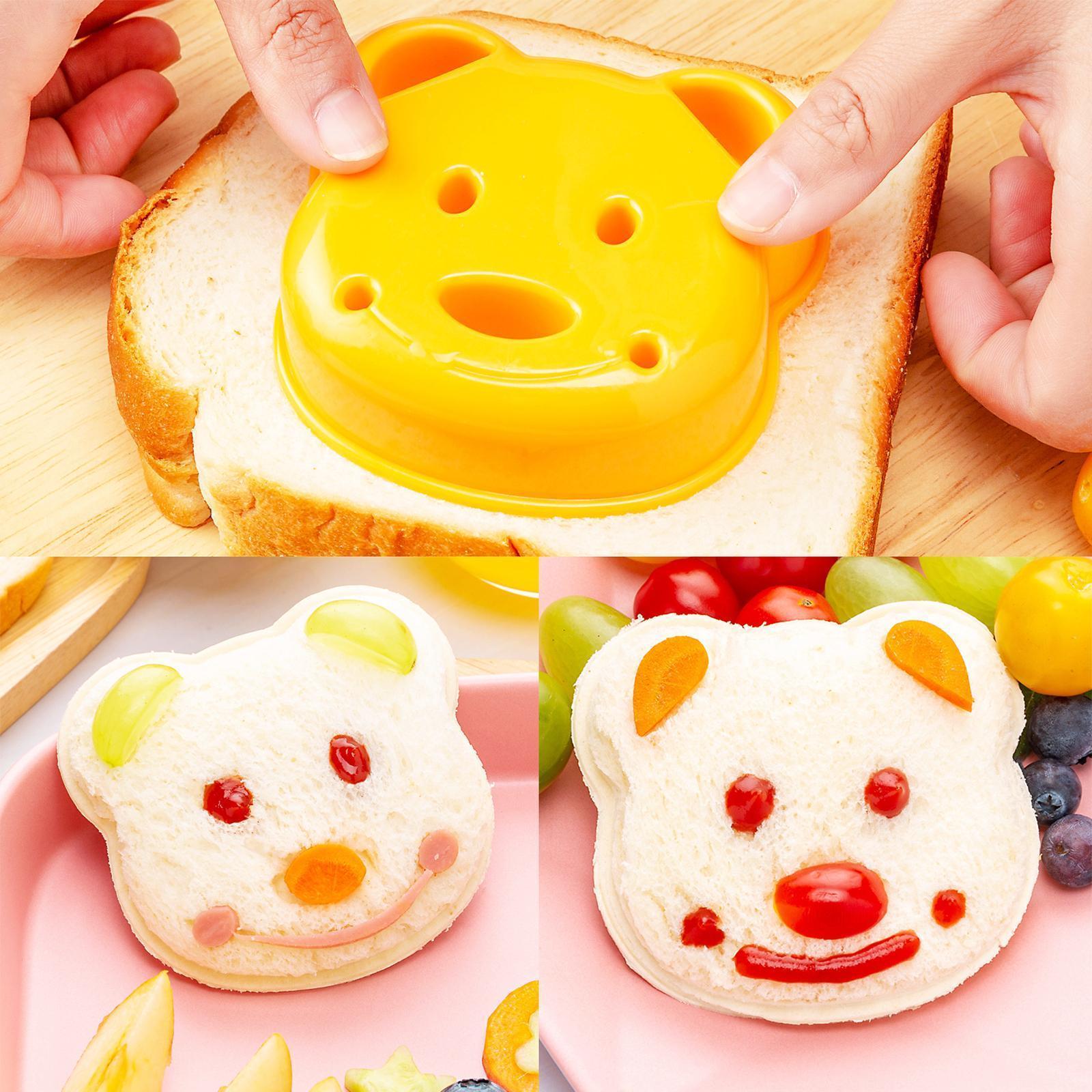 48 Piece Multi Function Sandwich Cutter Mold Set Toast Bread Embosser Home Breakfast Tool Kids Bento Box DIY Baking Kitchen Gadget
