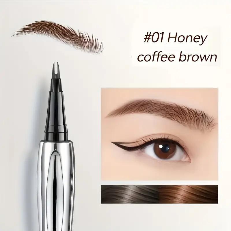 Valentine's Day Gift Eyebrow Pencil, Teen Trend Makeup, A.m.g Waterproof Eyebrow Pen, Anti-Sweat, Long-Lasting, Natural Look, Versatile