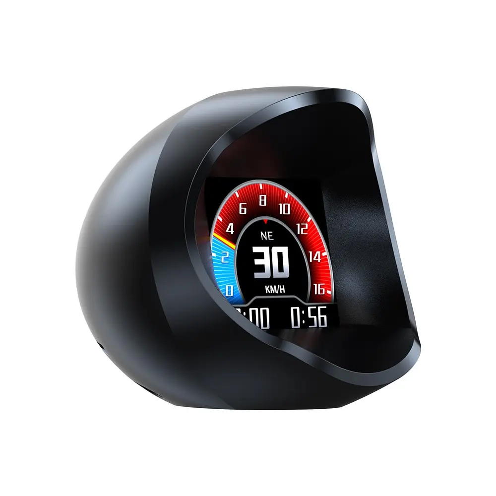 Universal Automotive HUD Speedometer & RPM Head Up Display - High-Definition Projection for Safer Driving, Equipped with Overspeed Alert, Compass and Fun Creative Emoji Features