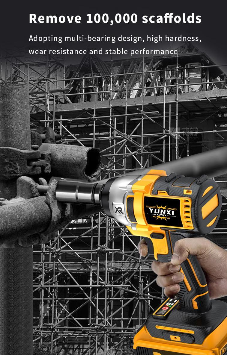 YUNXI 21V 350N Cordless Impact Wrench Wireless Drill Kit, Brushless Electric Impact Gun Drill, Impact Wrench Drill, Toolbox, Charger, Socket And Complete Accessories. Suitable For Men'S Gifts In Cars And Homes | Father'S Day Gifts Set with Work Light