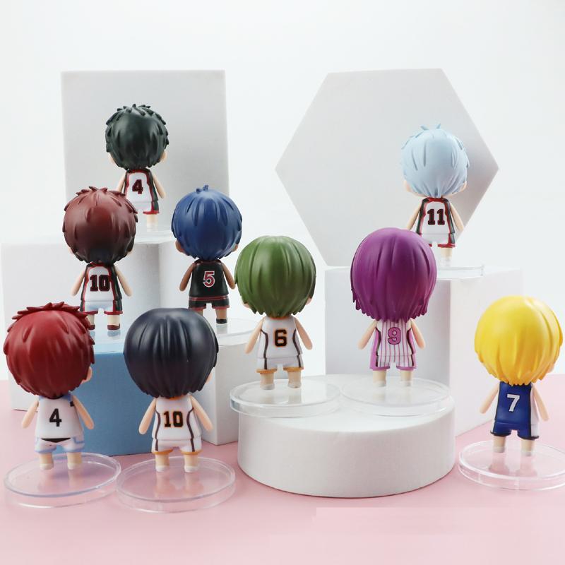 Full Set Anime Kuroko's Basketball Action Figure Kuroko Tetsuya Kagami Taiga Takao Kazunari Model Figurine Toy Boys Gift Pendant