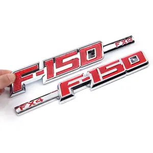 Ford F150 Fx4 Pickup RAPTOR Truck Body Sticker, Leaf Panel Side Emblem Sticker, Door Tail Badge Sticker, Car Customization Accessories